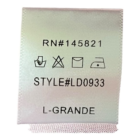 Listicle Tiered Mini Dress Womens Large Dusty Rose Textured Grid Balloon Sleeve - Picture 9 of 10